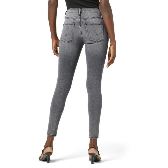 HUDSON JEANS Nico Ripped Super Skinny Ankle Jeans - Ghost Town - Picture 3 of 5